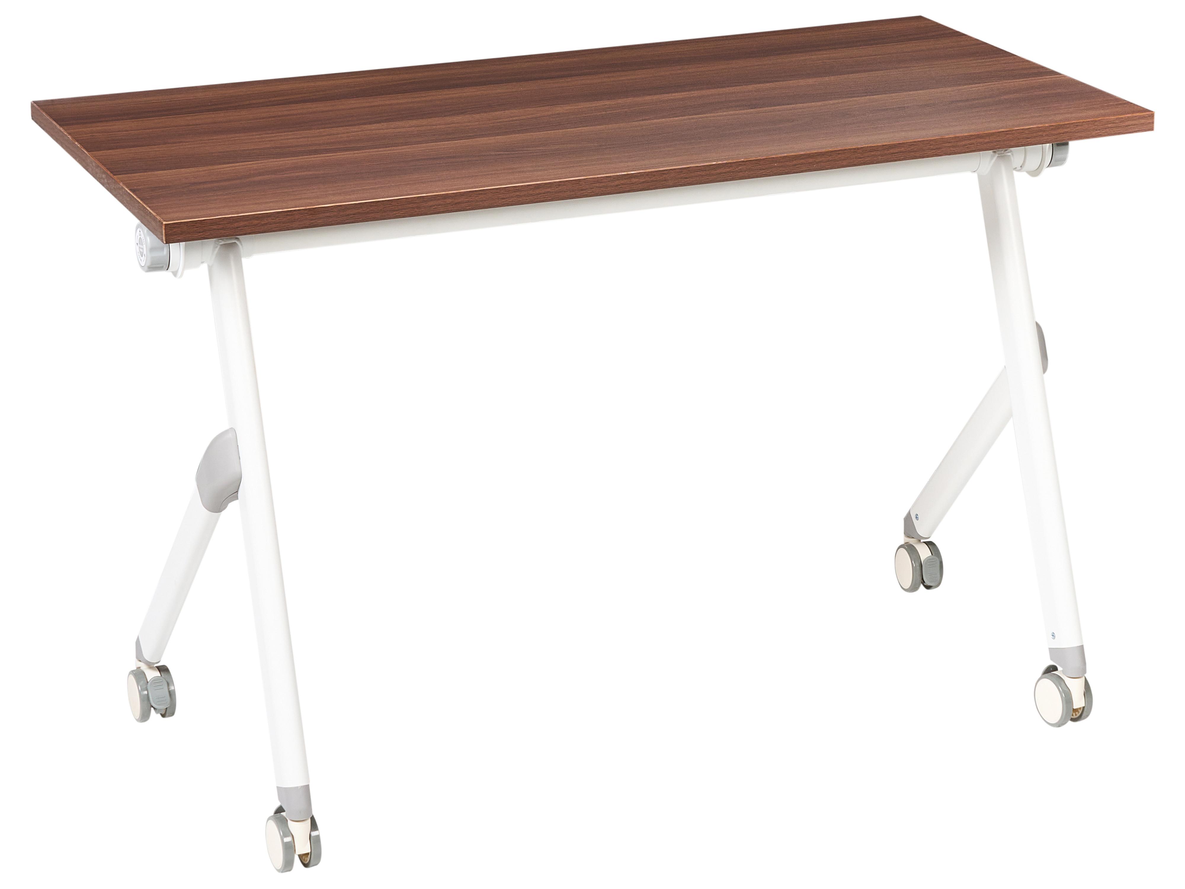 Foldable Office Desk BENDI Dark Brown 120 cm 60 cm
