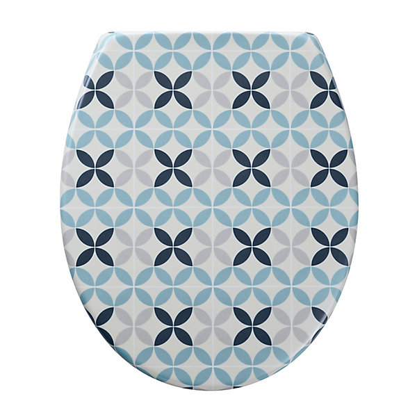 Abattant WC GoodHome Diani déco ciment
