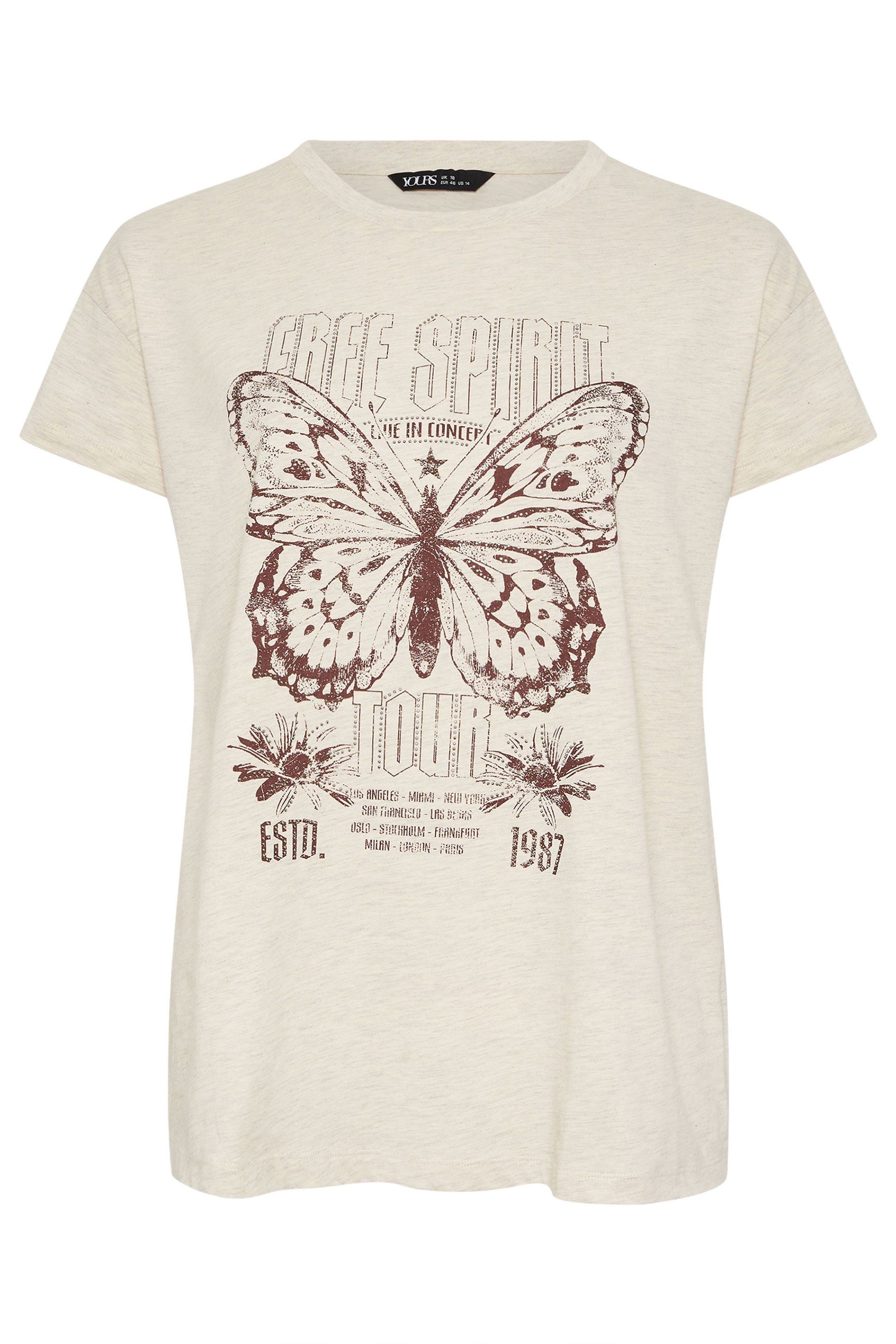 Yours Embellished Graphic T-Shirt
