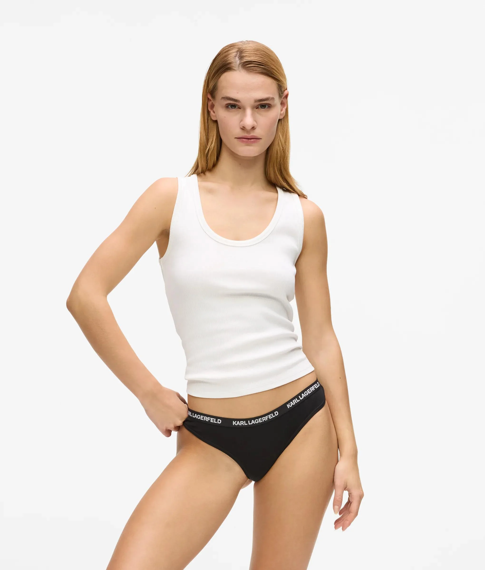 String avec logo – lot de 3