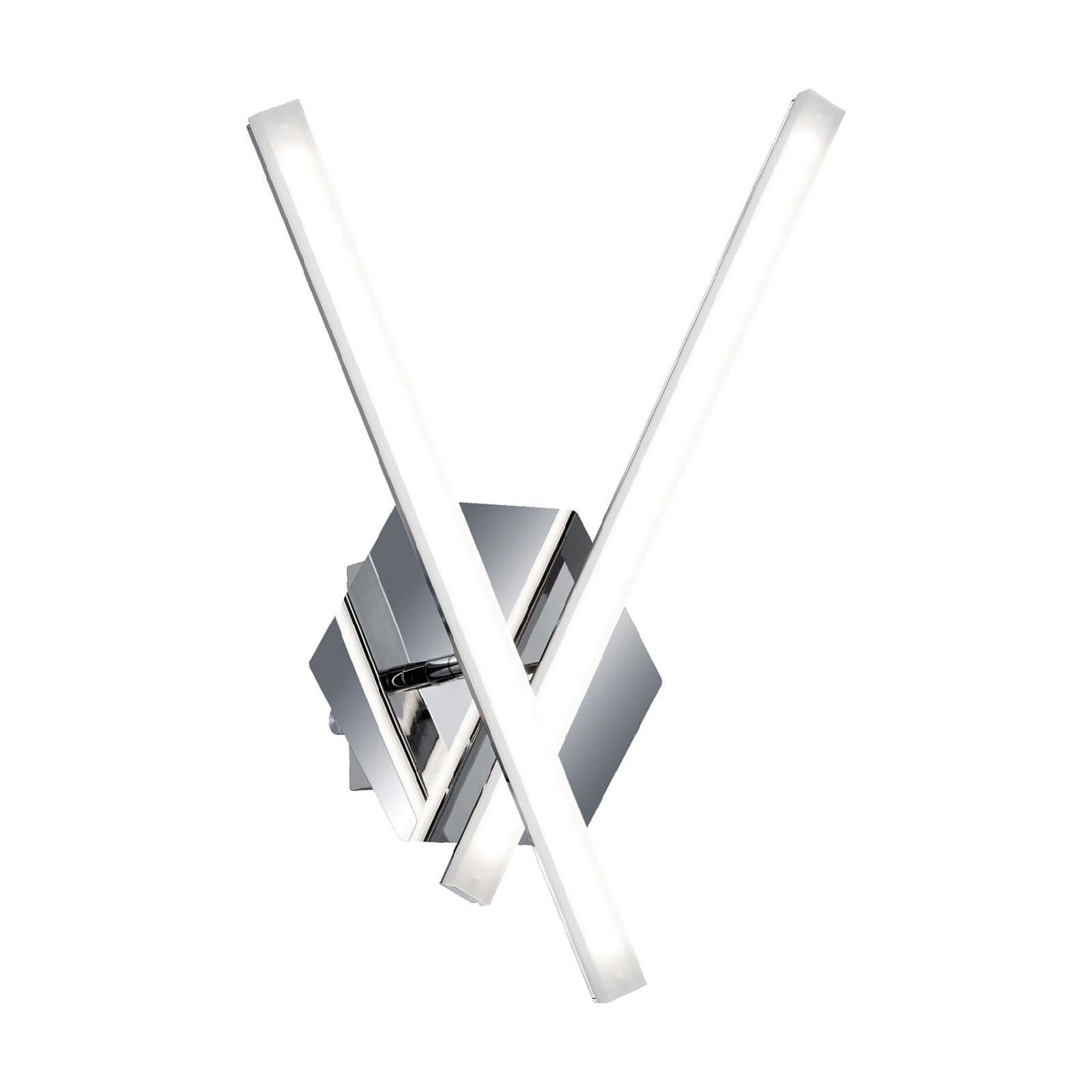 Kinkiet LUCIOsrebrny LED 2x5W 1000lm wym:50x16,7x13cm IP20 Italux