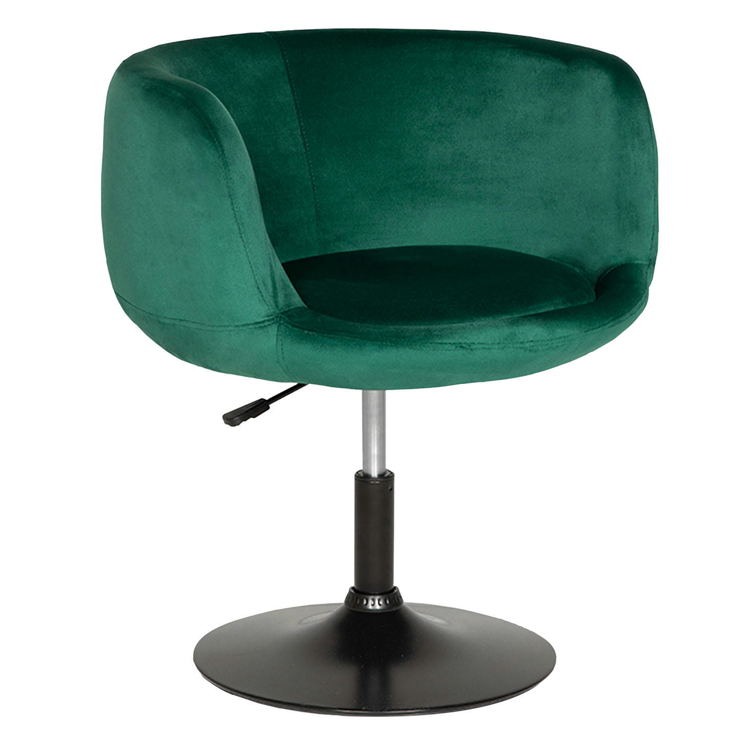 NOLAN - Tabouret de bar en velours vert