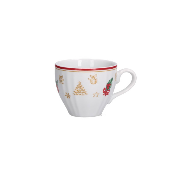 LA PORCELLANA BIANCA CHRISTMAS EDITION Filiżanka ze spodkiem 100 ml