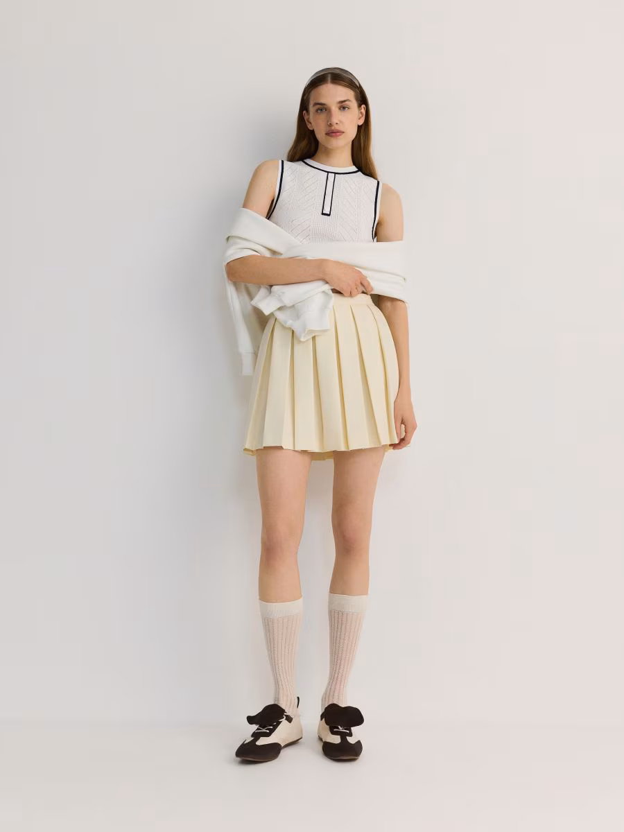 Knitted Viscose Rich Top