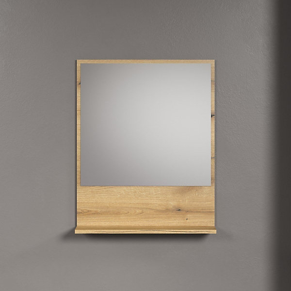 Miroir mural avec 1 tablette L60 cm - PUREBLISS