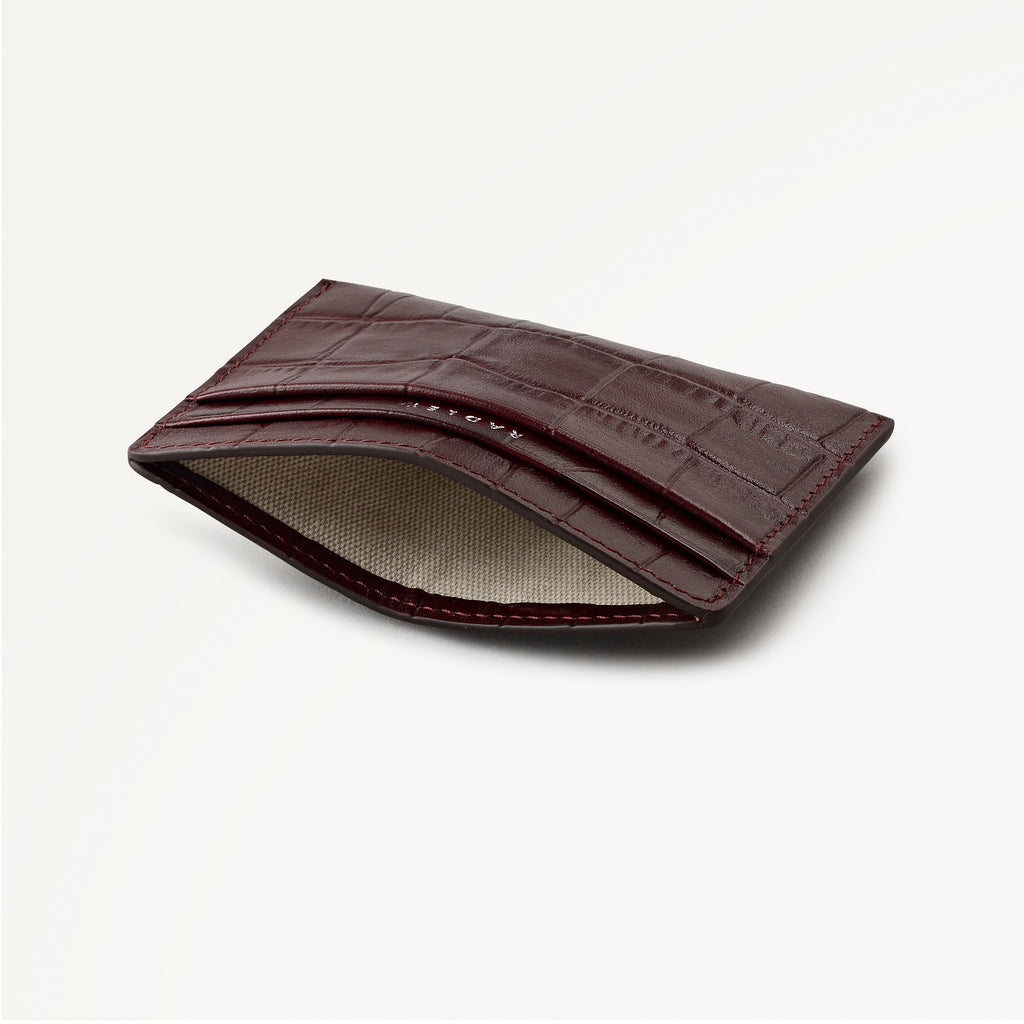 Dukes Place - Faux Croc - Small Card Holder