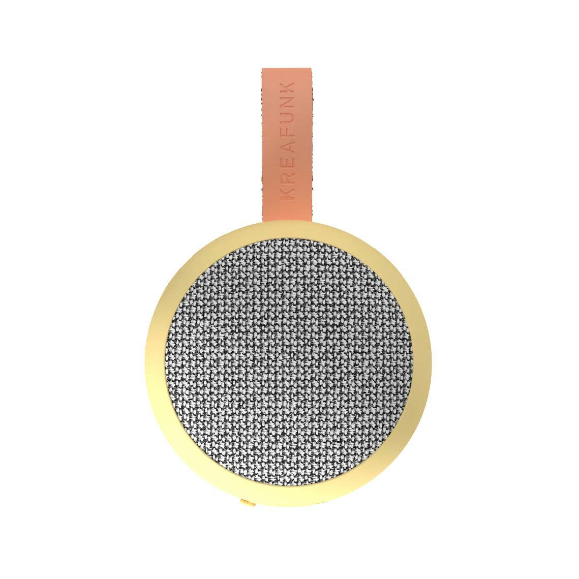 - Enceinte bluetooth aGO 2 fabric Soft Yellow