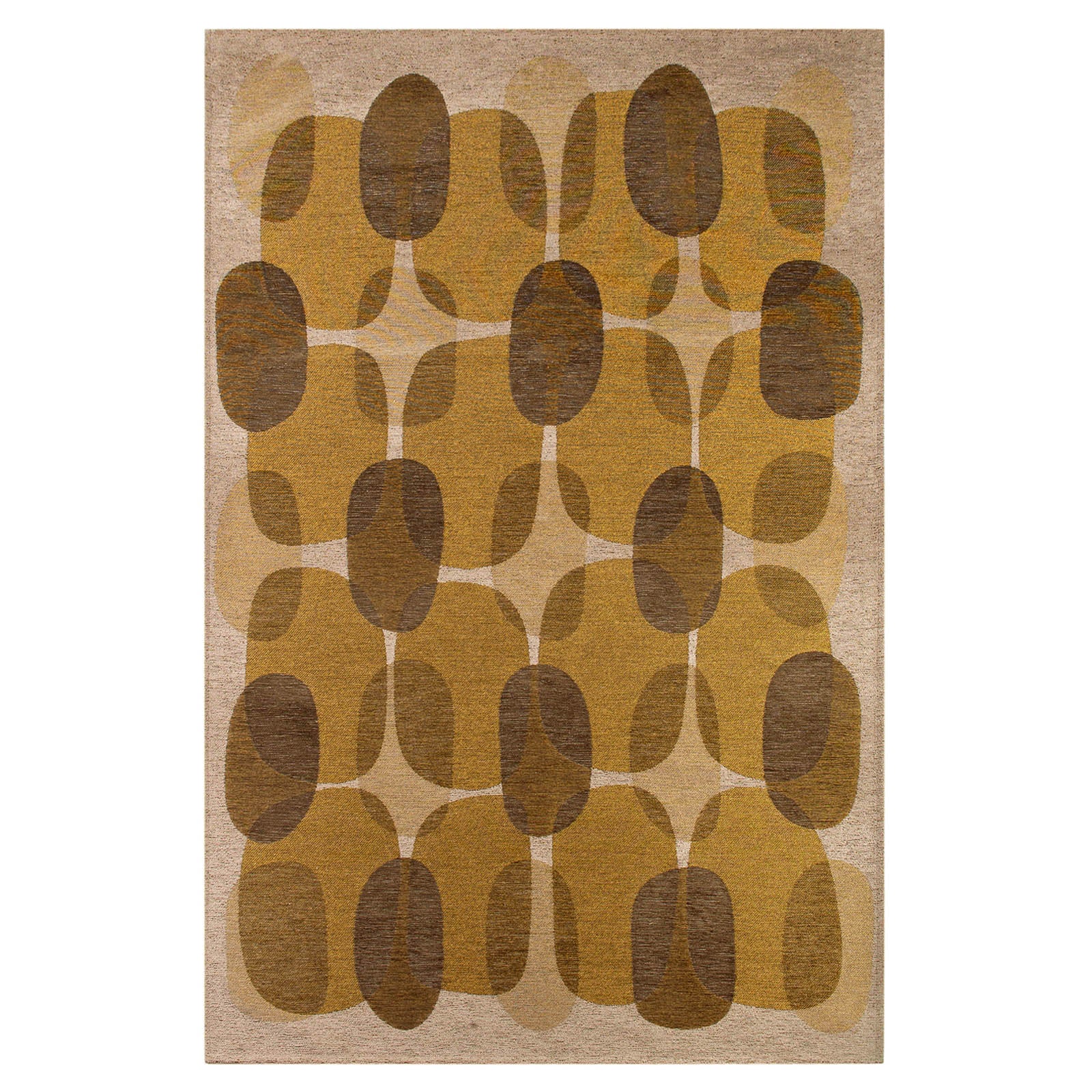 Lola&Moi vloerkleed Mountain Trail - goud - 170x240cm