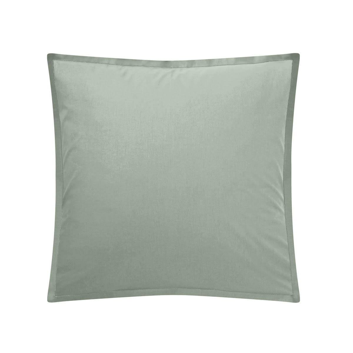 TOUT DOUX - Taie d'oreiller en coton vert 65x65