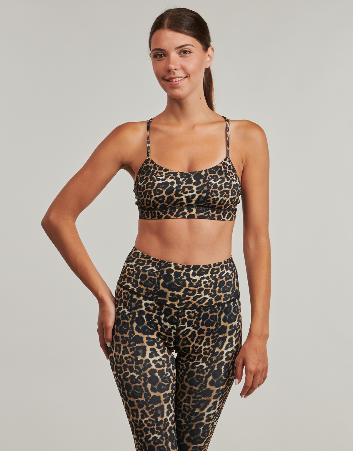 ARIZONA LOVE - YOGA TOP LEO - Leopard