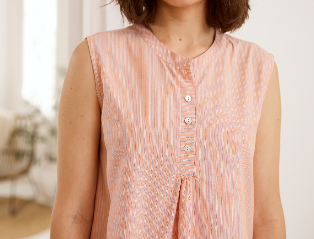 Pyjama short femmeMer de Corail