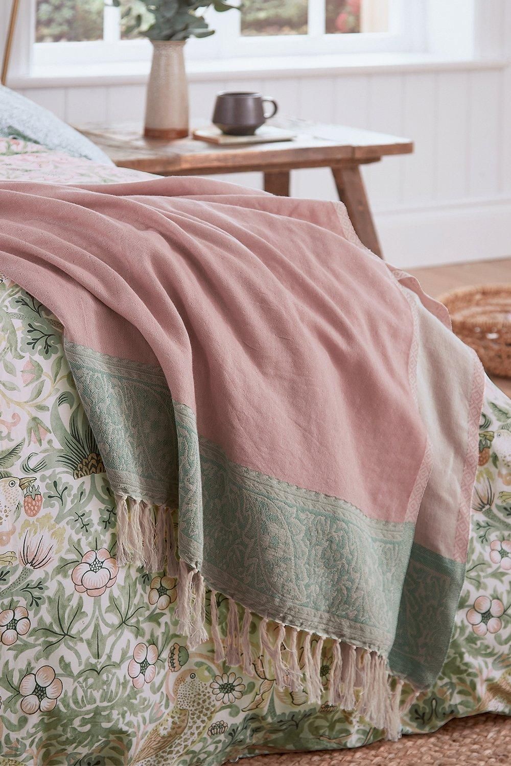 Morris & Co Strawberry Thief - Severne' Throw 130X170cm
