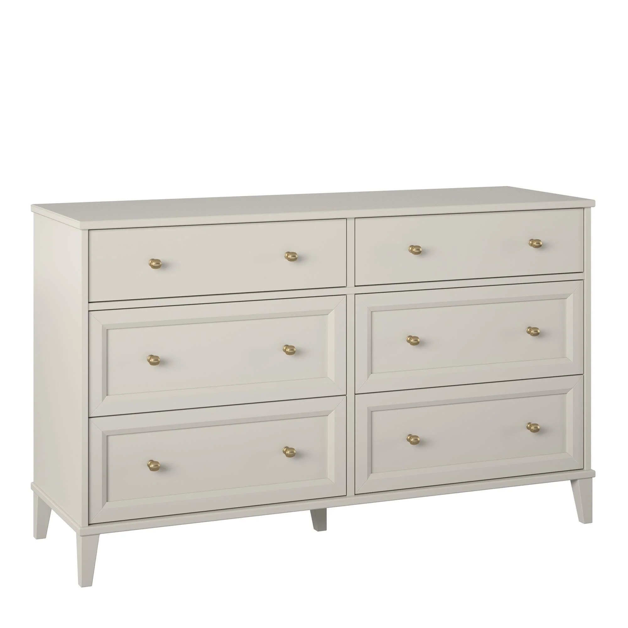 Ameriwood Home Monticello Wide 6 Drawer Dresser