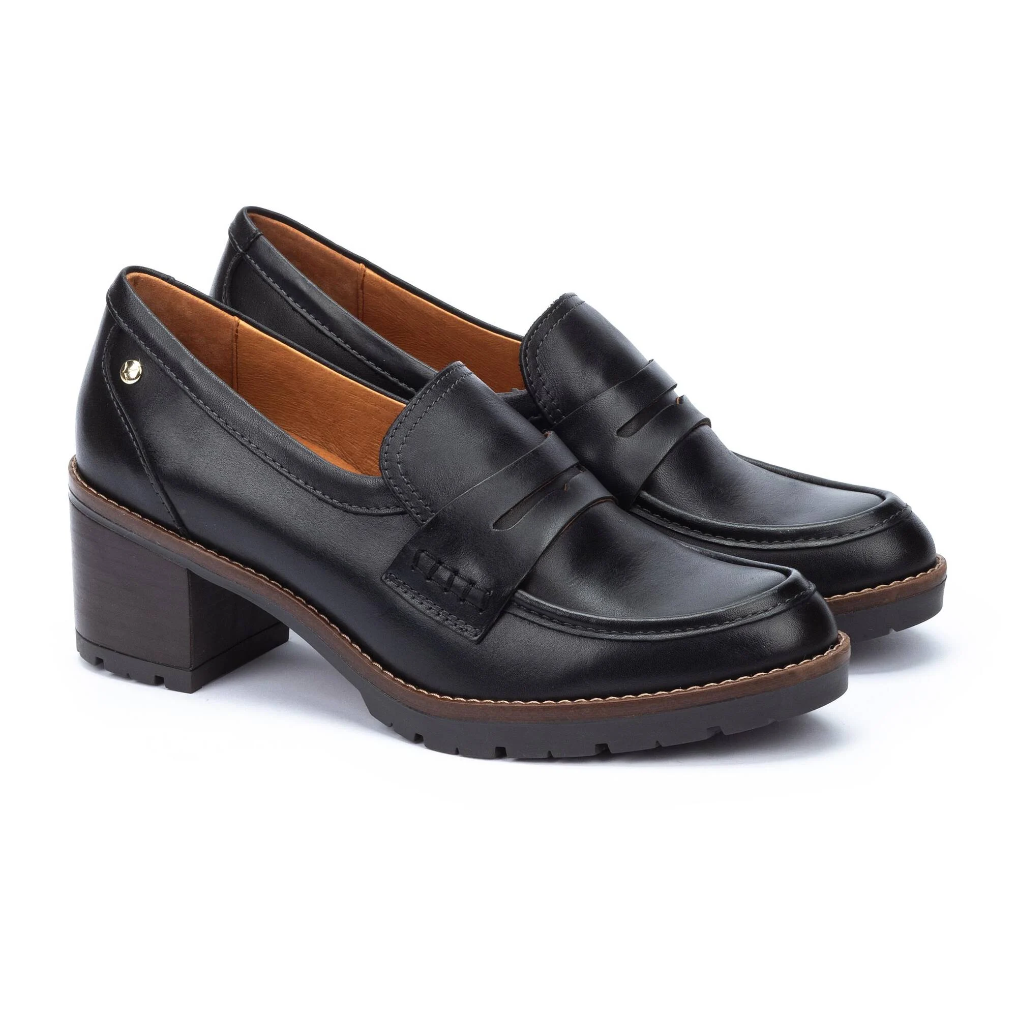 LLANES - Mocasín con tacón medio para mujer