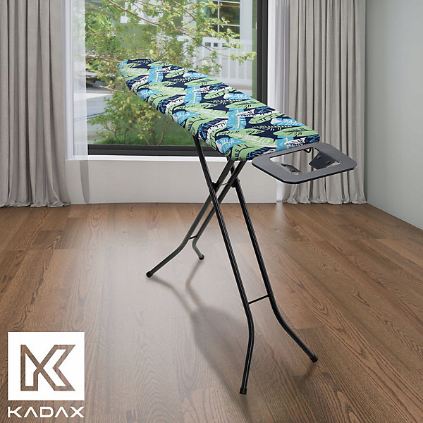 KADAX Housse de Planche 148x52cm Repassage Support Extensible Feuilles