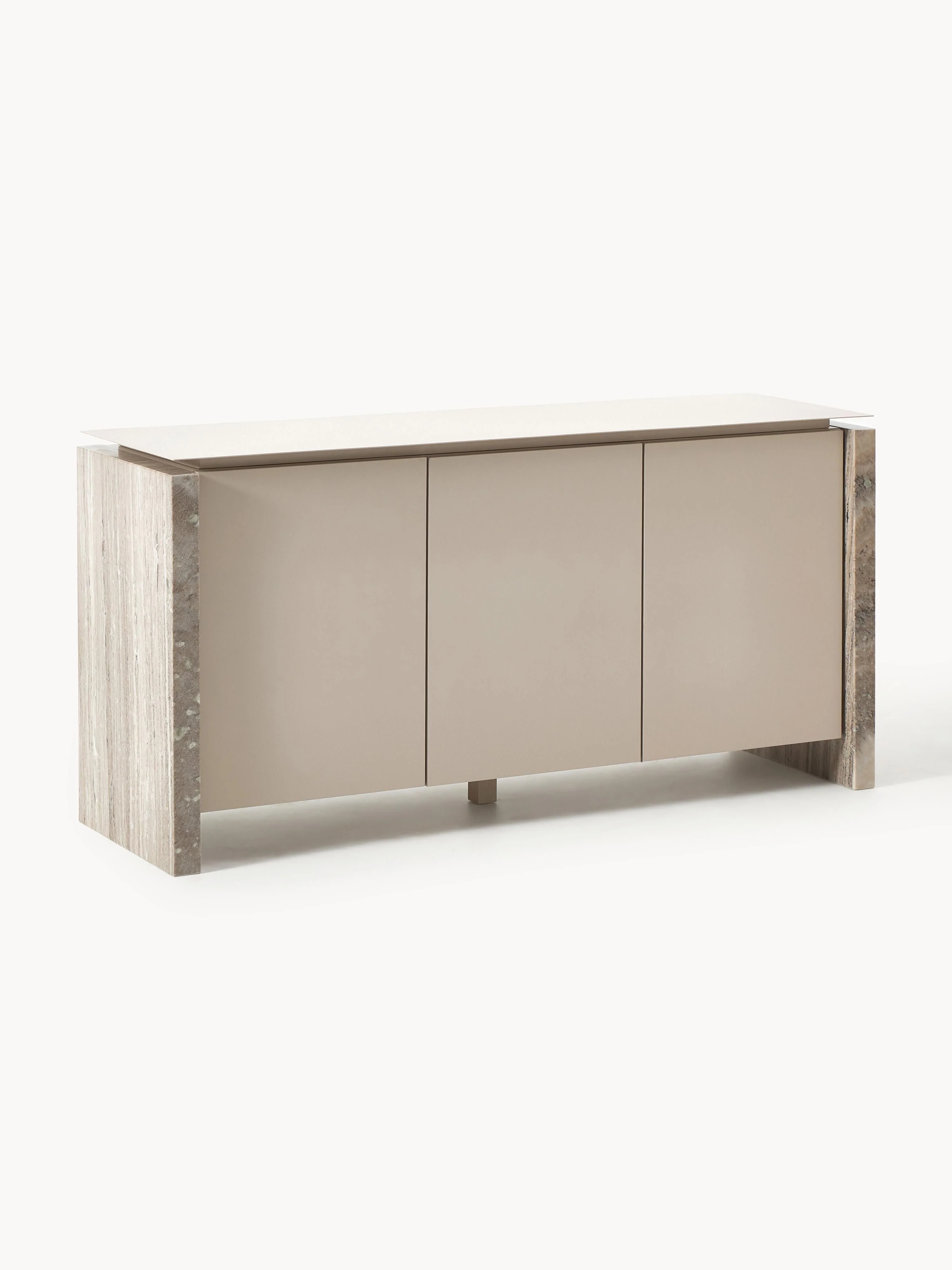 Sideboard Bruce aus Marmor und Metall