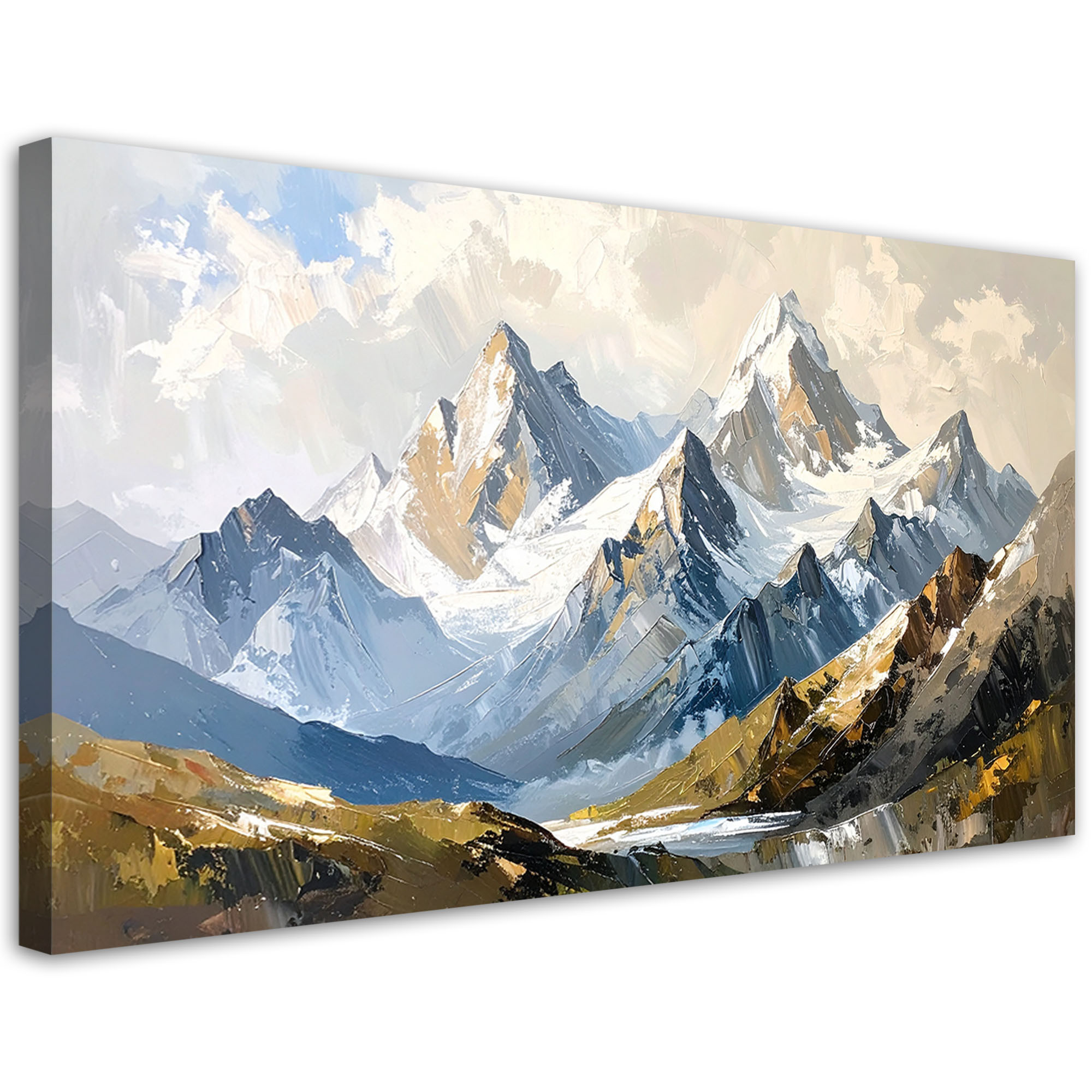 Obraz canvas do salonu sypialni biura, Góry Krajobraz jak malowany 80x40