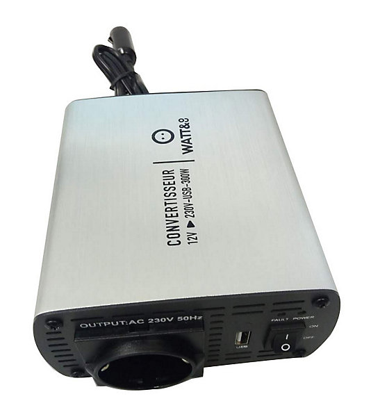 Convertisseur voiture 12V en 220V 300W Watt&Co   sortie USB