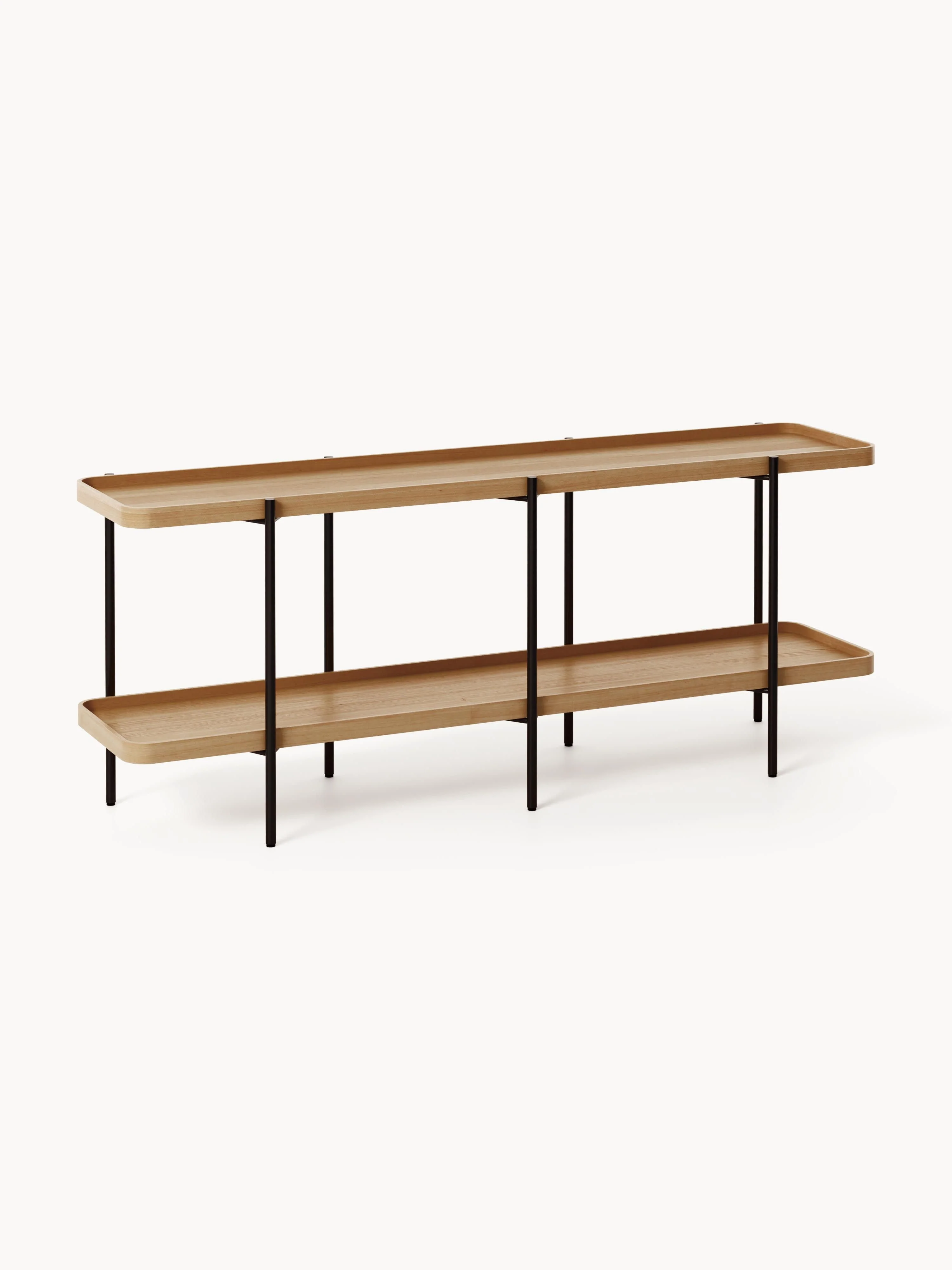 Niedriges Holz-Regal Renee
