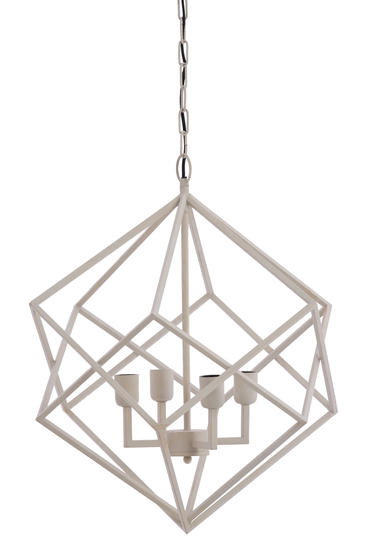 Light & Living hanglamp DRIZELLA - wit - Ø61x68cm