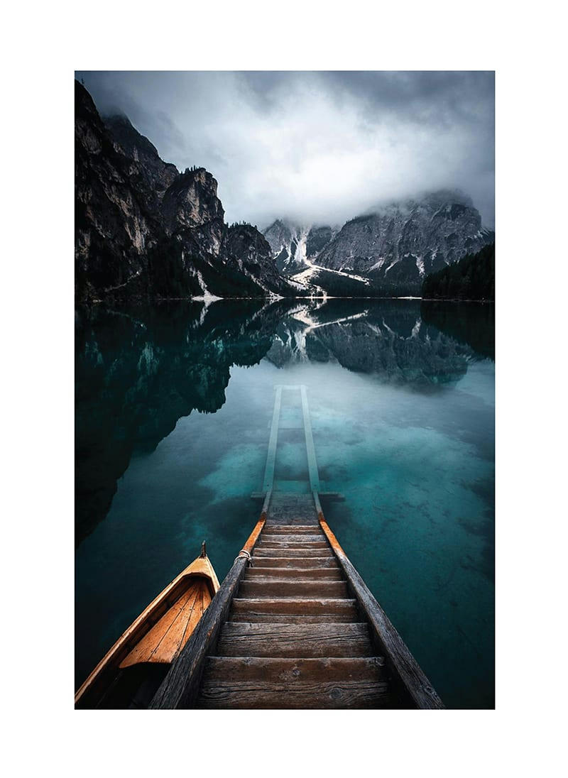 - Tableau sur toile Scandinave Lake 50x70