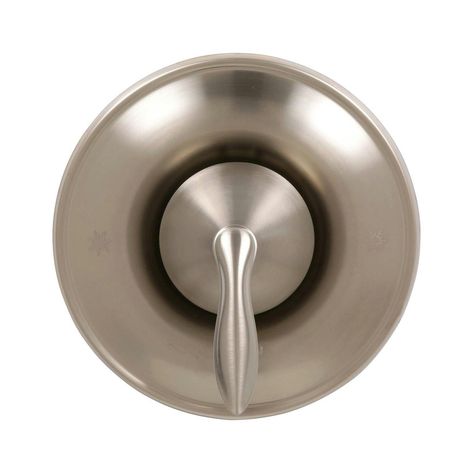 Moen EVA Posi-Temp Tub/Shower Valve Trim Kit, Valve Required, Brushed Nickel