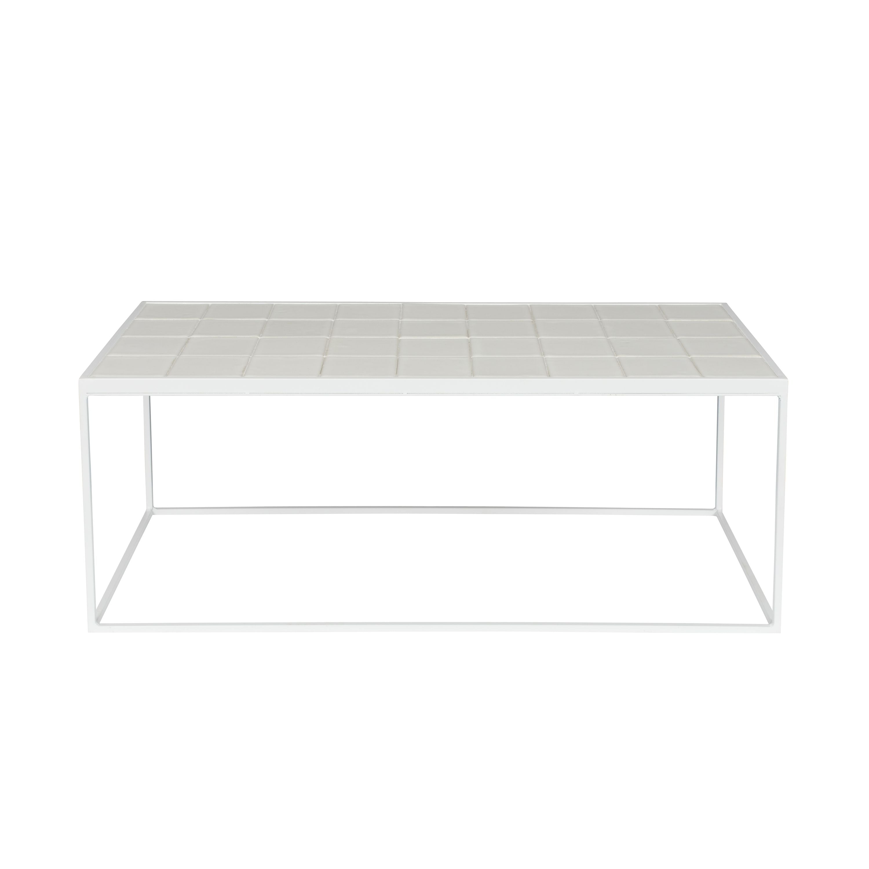 Zuiver Glazed Salontafel 93x42,5 cm Wit