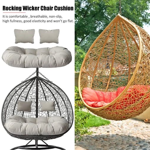 NNEOBA Garden Hanging Hammock Chair Cushion
