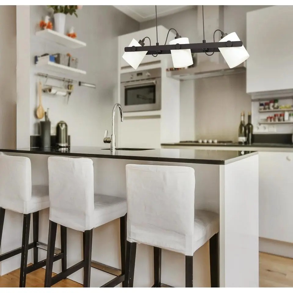 EGLOHornwood1Hanglamp-E27-78cm-Zwart/Wit