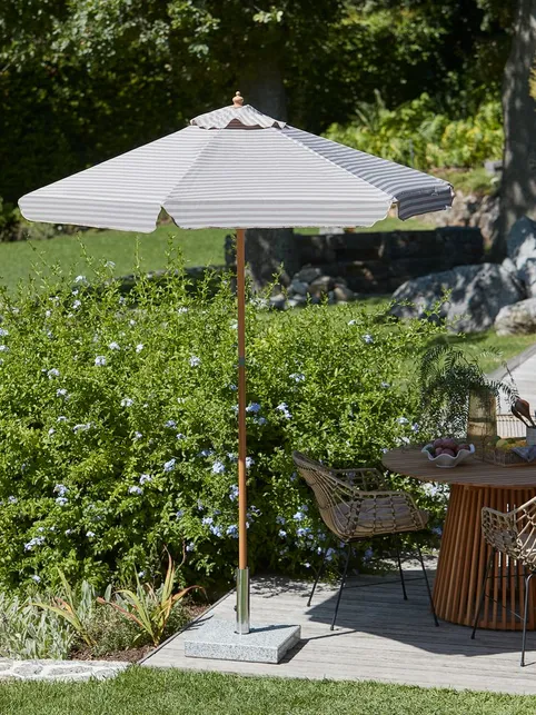 Parasol SMYGEHUK Ø200 beige/sand