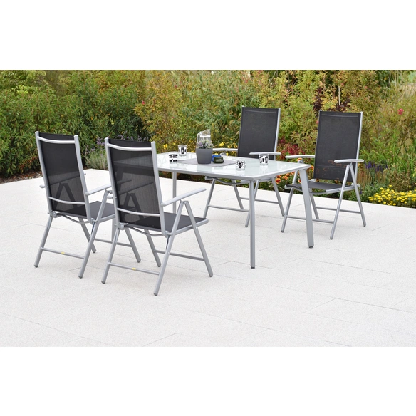 Gartenmöbel-Diningset »Amalfi«, 5 tlg., 4 Sitzplätze, Aluminium