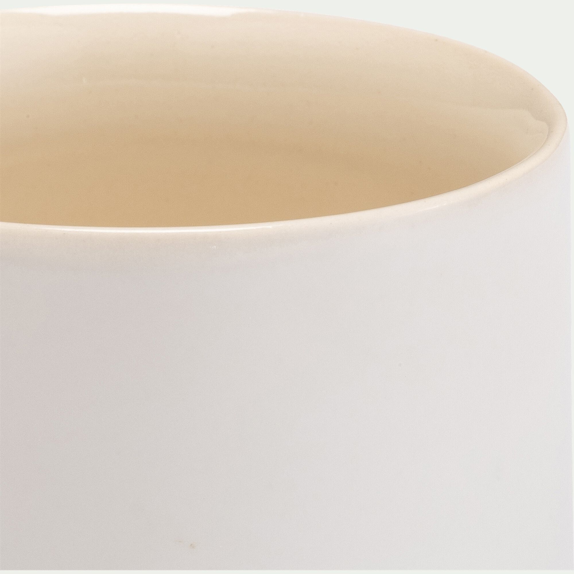 DIOGO - Coupelle en grès D8cm - blanc