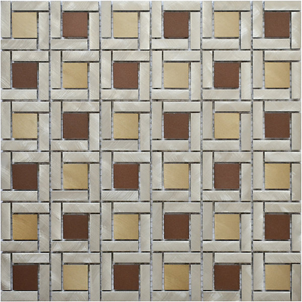 MOSAIQUE MELI MELO MARRON 1 PLAQUE 30,5 x 30,5 CM CASA LINEA