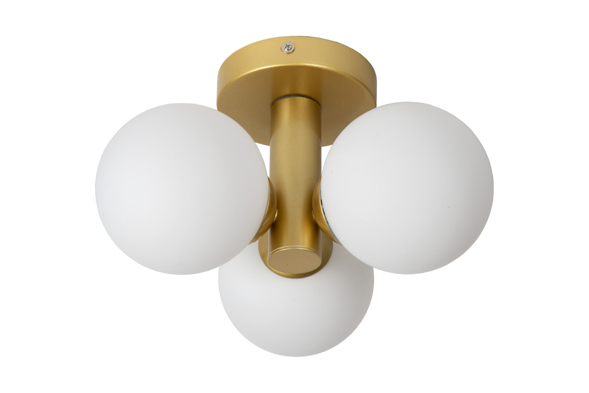Lampa sufitowa złota TRUDY 3xG9x40W wym: 18x28x28 cm Lucide