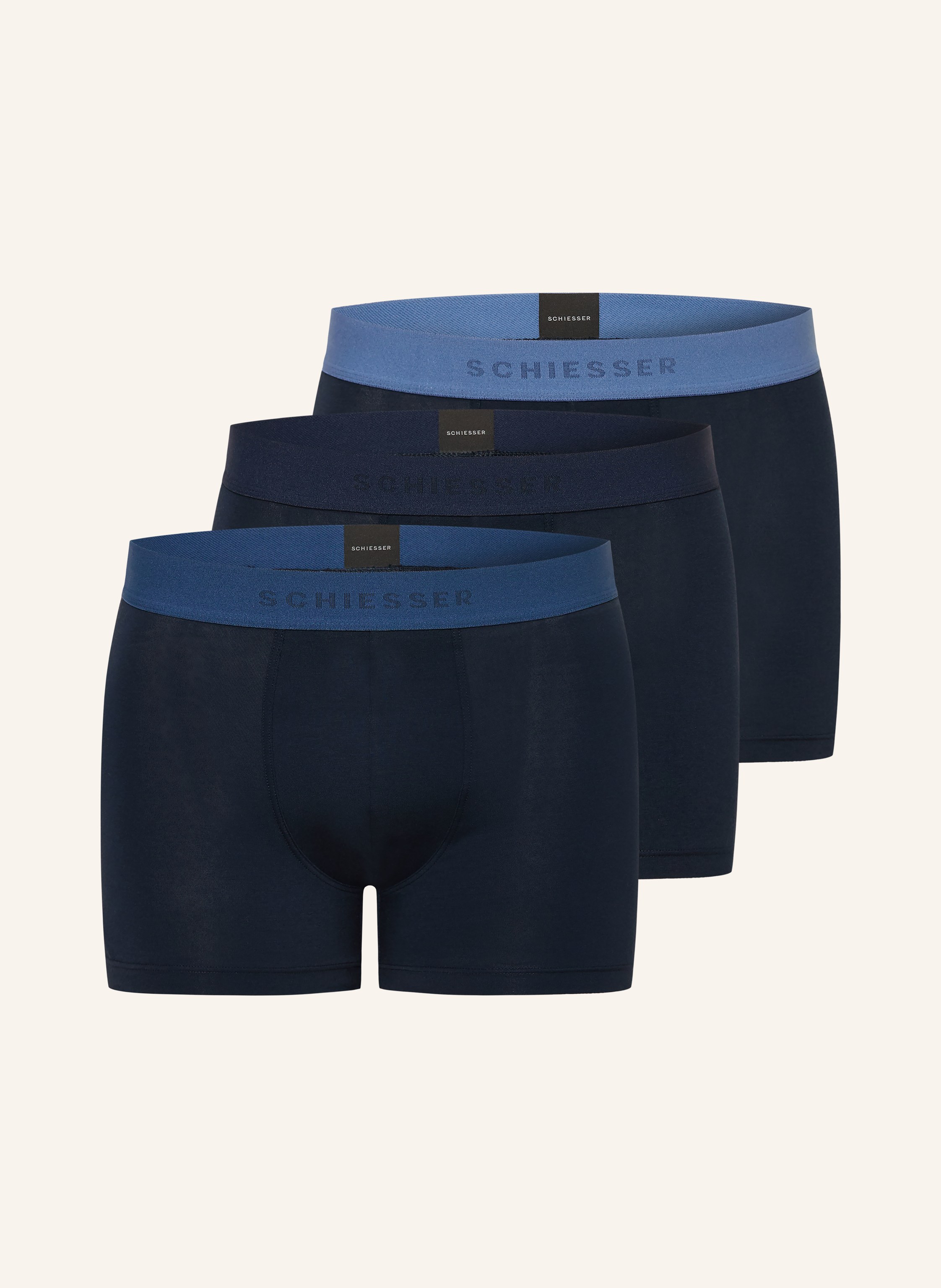 SCHIESSER 3er-Pack Boxershorts ORGANIC COTTON