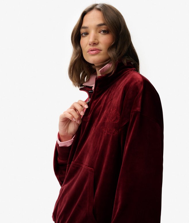 Country Club Velour Quarter Zip