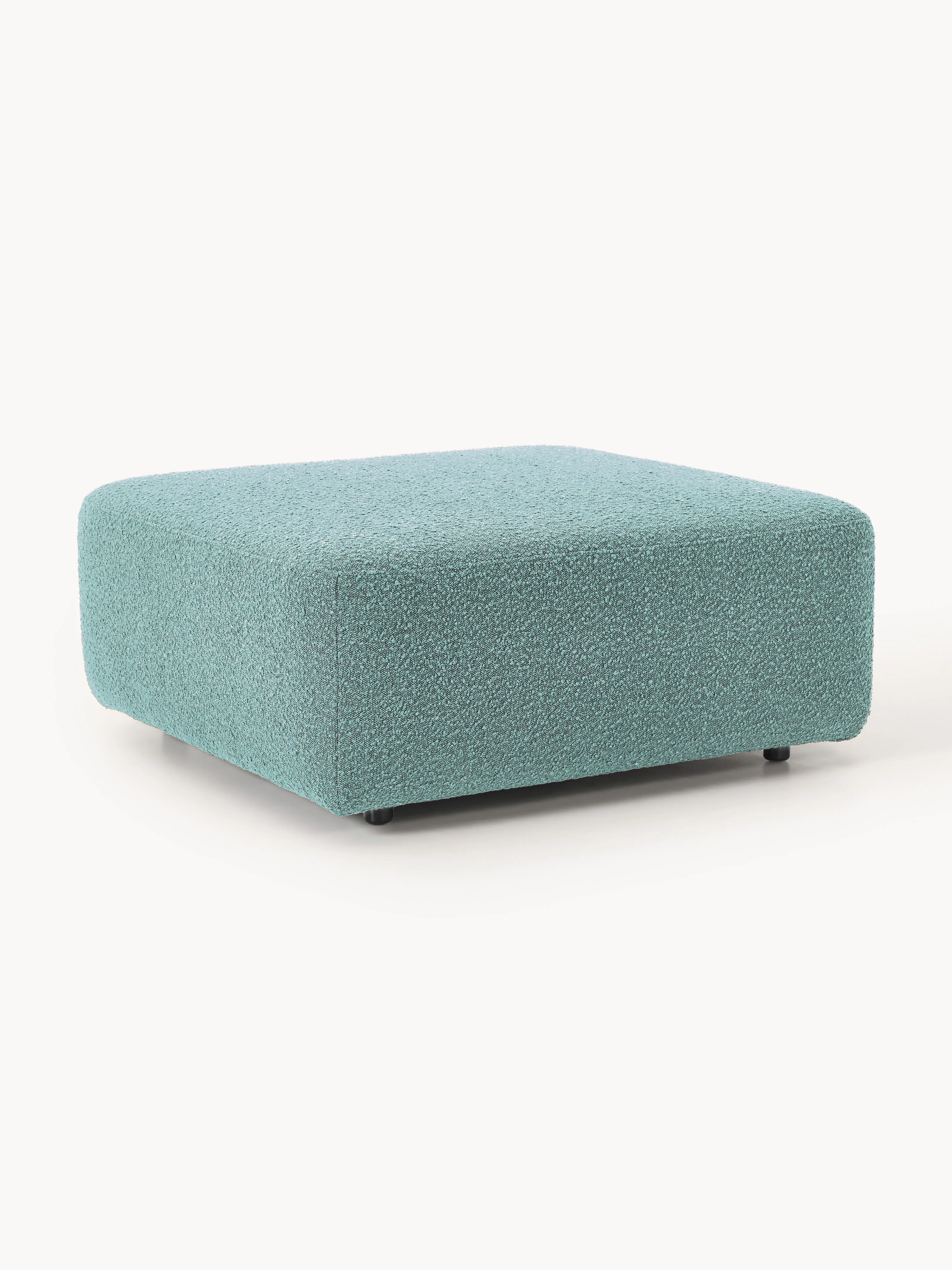 Bouclé-Sofa-Hocker Anton