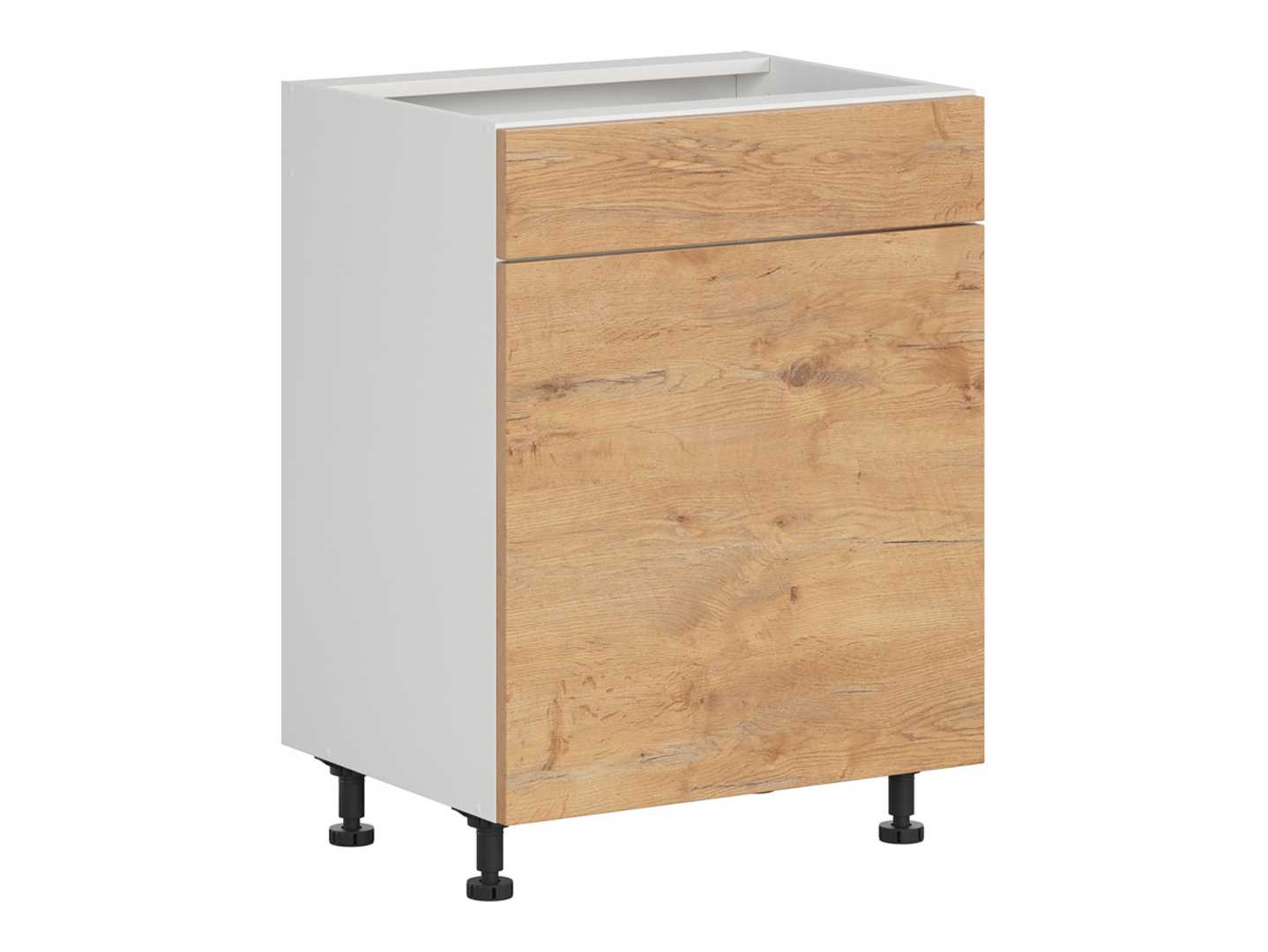 Szafka kuchenna dolna Hamper 60 cm lewa dąb lancelot
