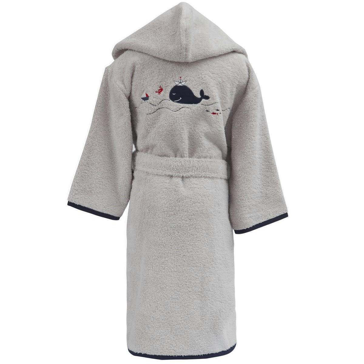 BALEINE BLEUE - Peignoir de bain enfant 450 gr/m²  glacier 6 ans