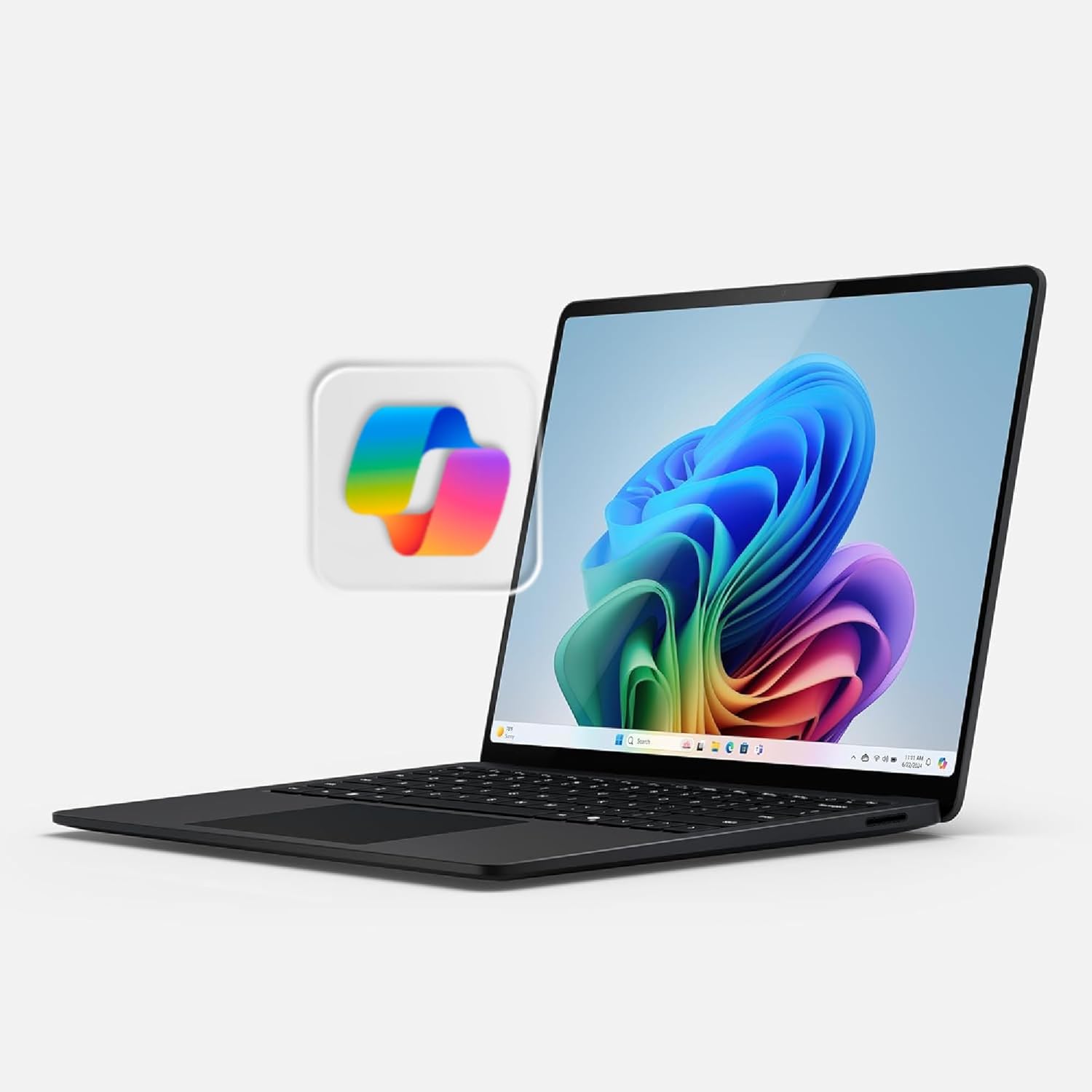 Microsoft Surface Laptop (2024), Windows 11 Copilot+ PC, 13.8 Touchscreen Display, Snapdragon X Plus (10 core), 16GB RAM, 512GB SSD Storage, Black