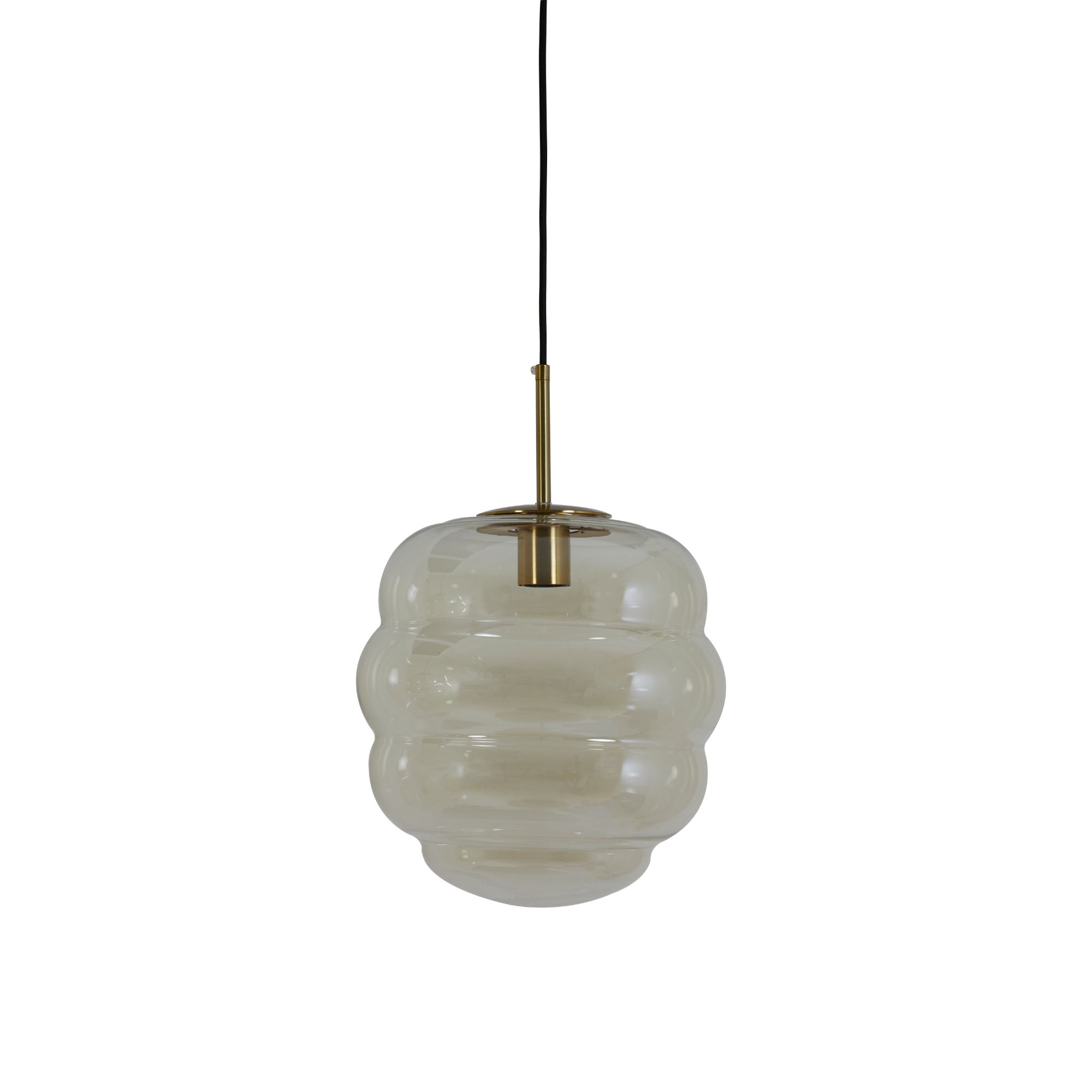 Light & Living hanglamp Misty - oranje - Ø30cm