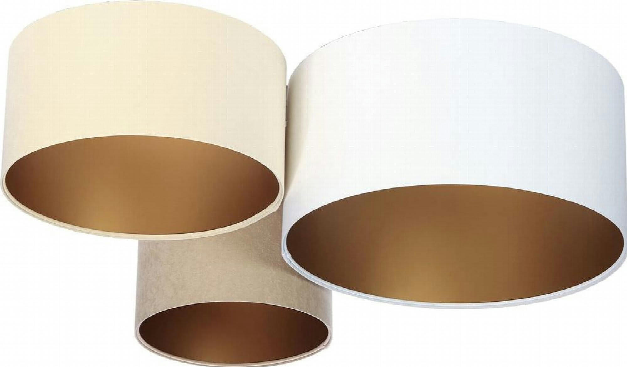 TRIO - Plafonnier Tissu Beige
