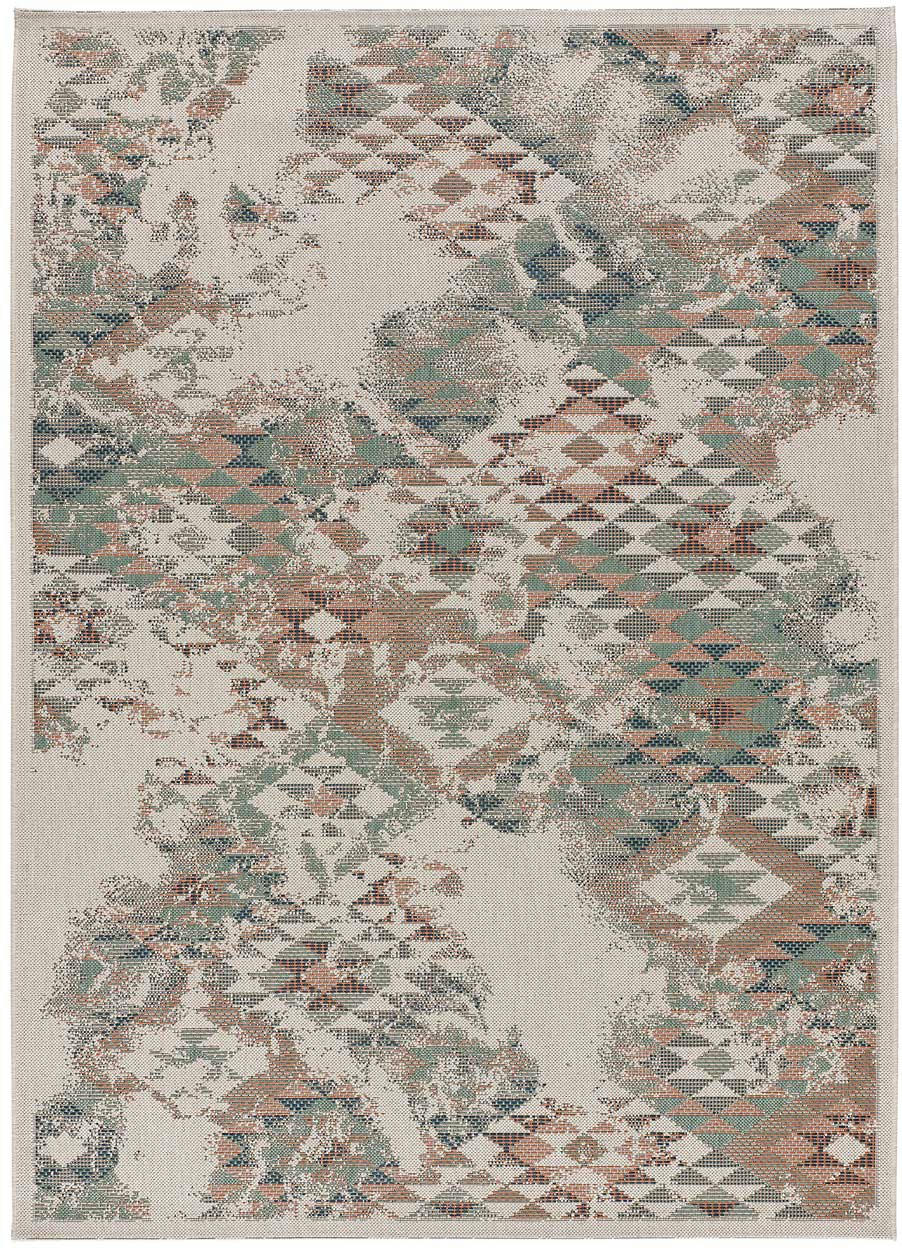 BRENO - Tapis d'extérieur ethnique multicolore, 160X230 cm