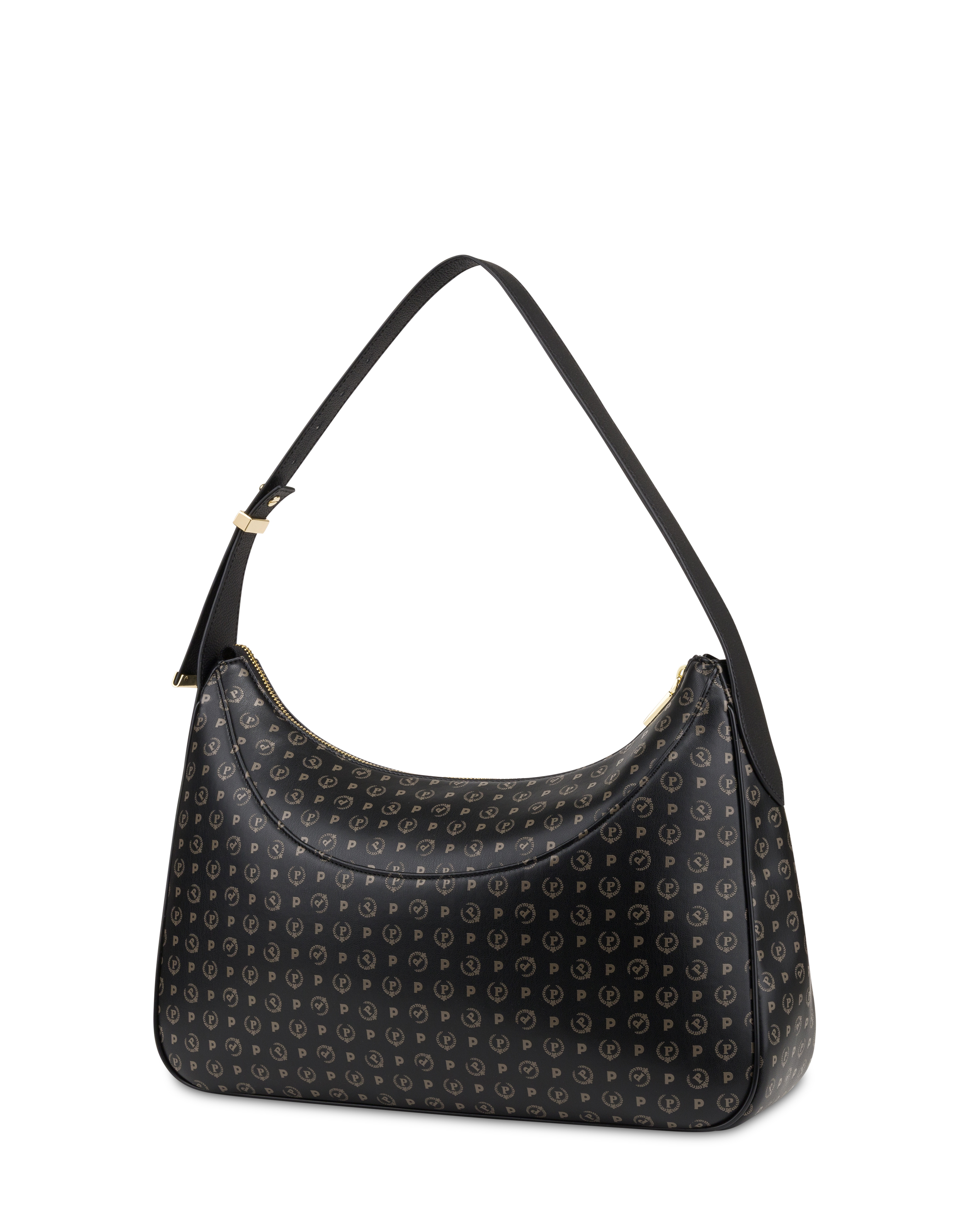 Hobo Bag Heritage In Soft Relief Nero/nero