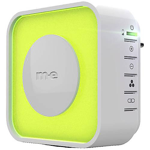 m-e modern-electronics 41308 Sonnette sans fil Récepteur éclairé 7 LED 16 mélodies 500 m