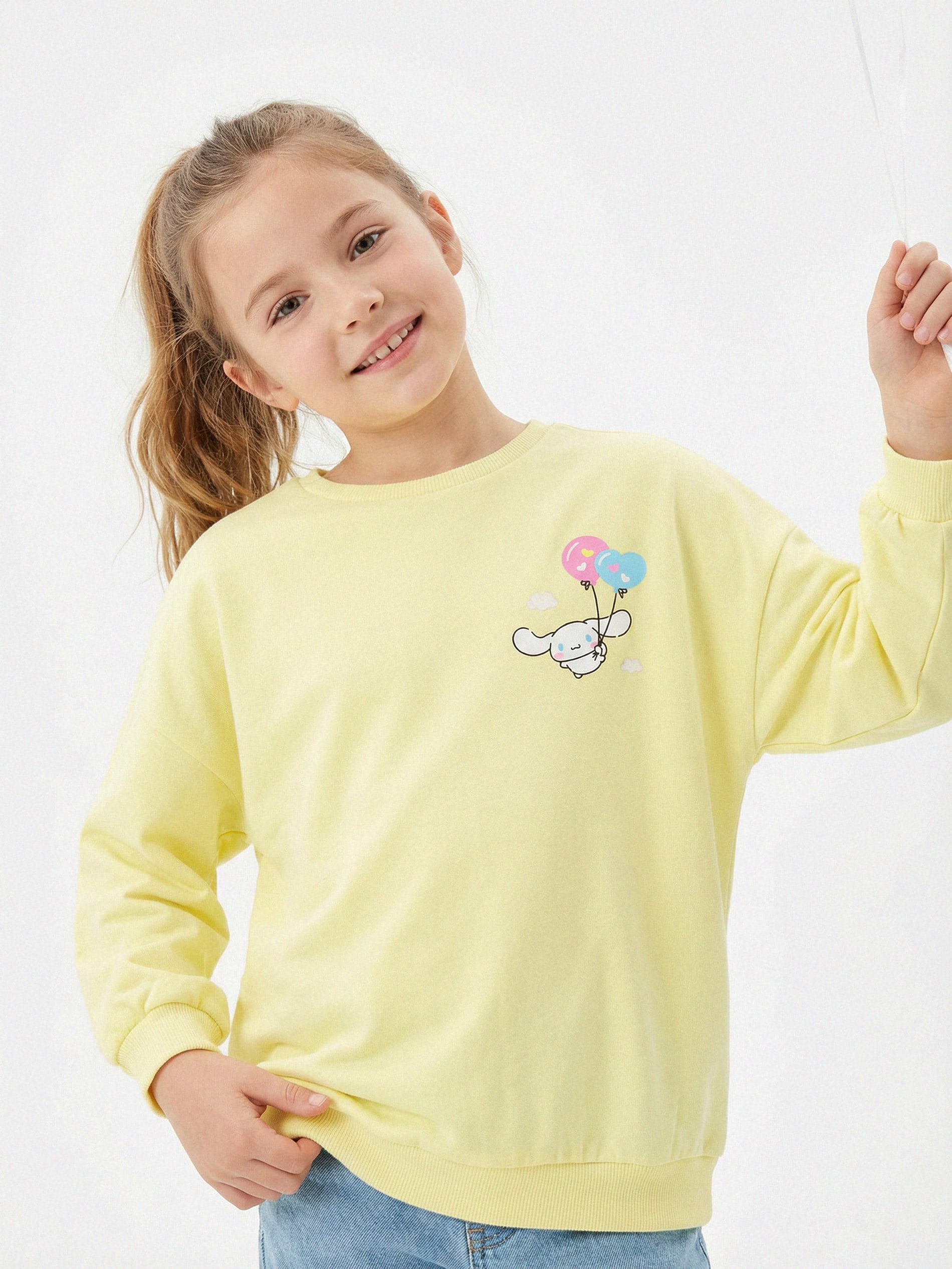 Bluza crewneck z nadrukiem Cinnamoroll