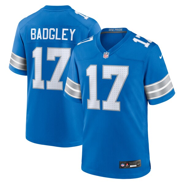 Michael Badgley Detroit Lions Nike Team Game Jersey -  Blue
