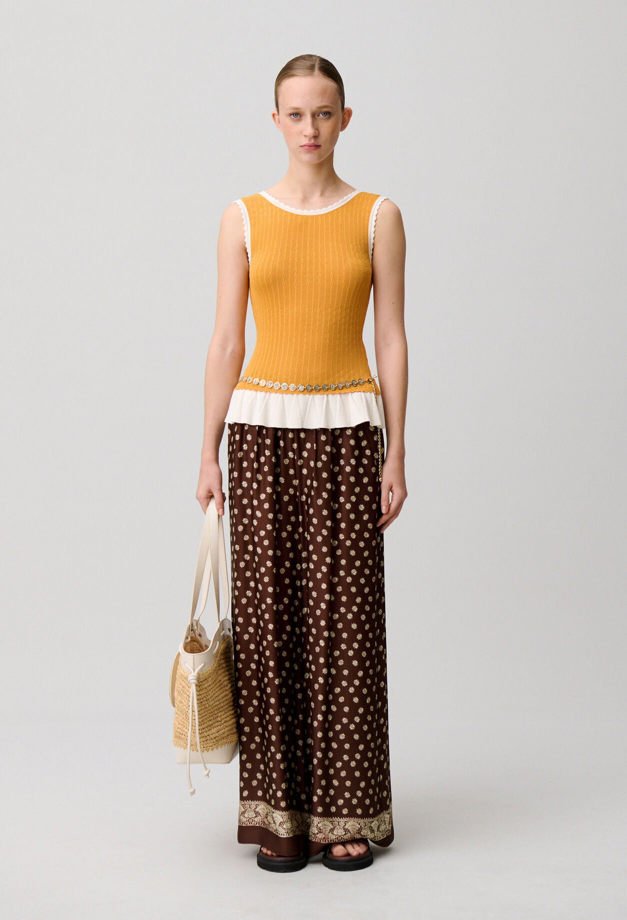 Top maille col rond