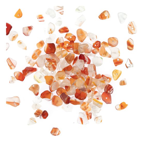 Dark Orange Gem Stones 30g
