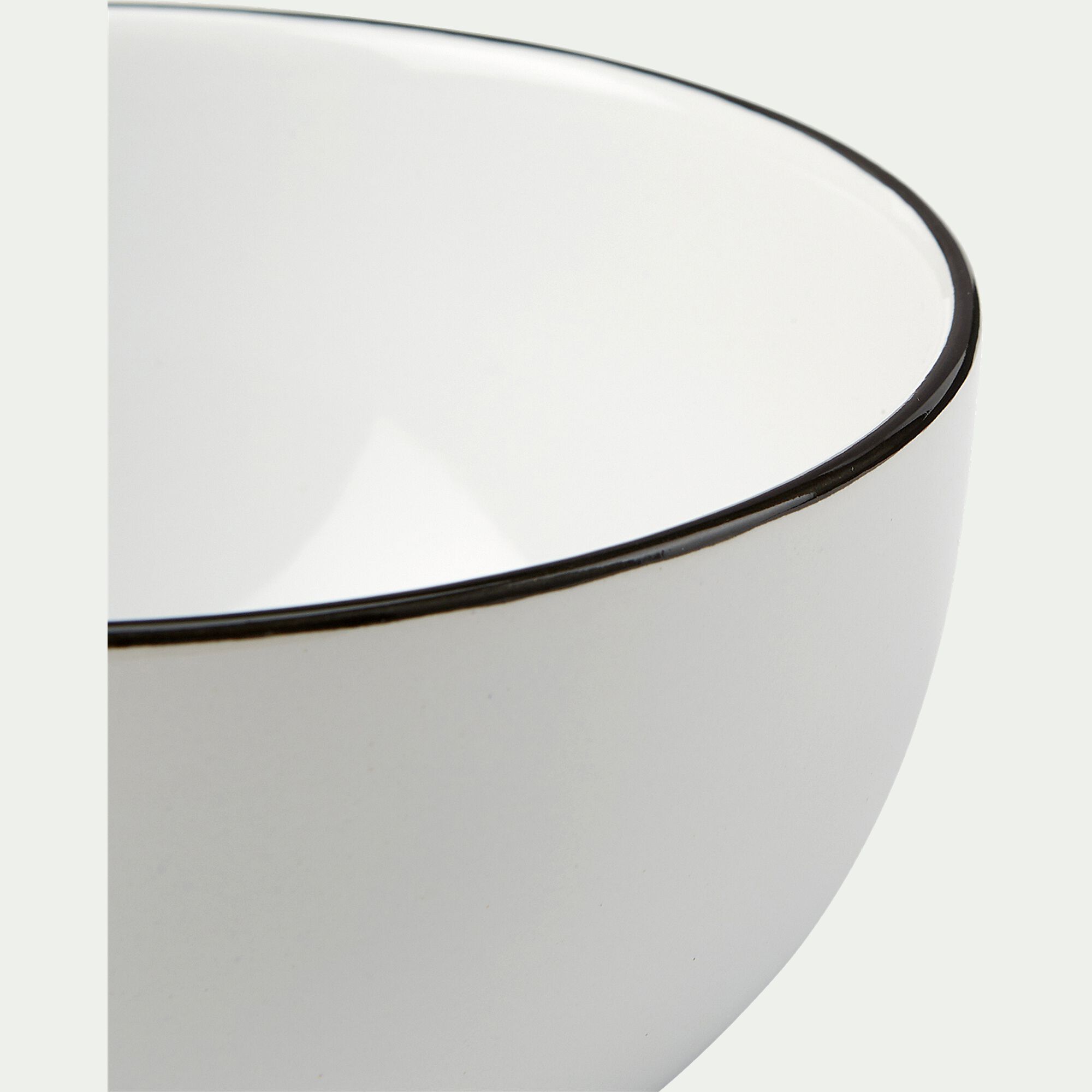 ANNE - Bol en grès D14,3cm - blanc